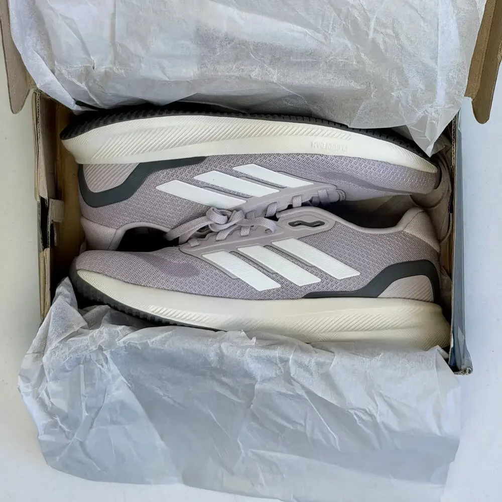 adidas Runfalcon 5 W Women’s US 8 Ice Purple White Black Running Shoes JQ9399